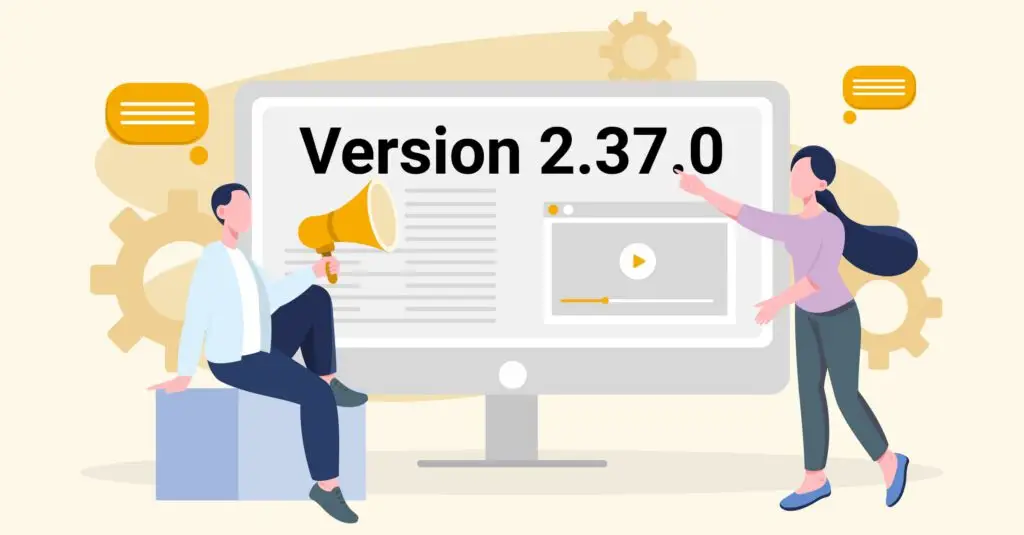 Illustration — Déploiement de la version 2.37.0