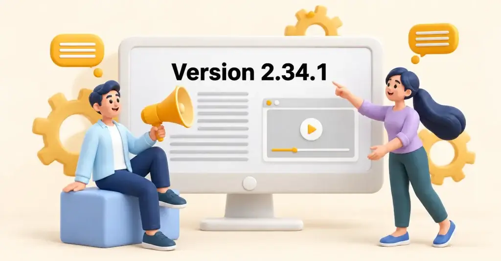 Version 2.34.1 de la plateforme Segic